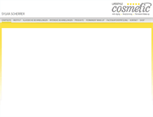 Tablet Screenshot of kosmetikstudio-mainz.com